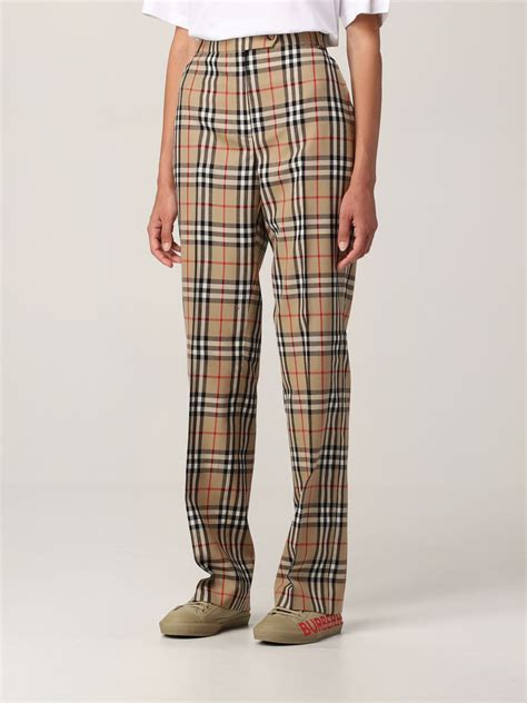pantalone burberry